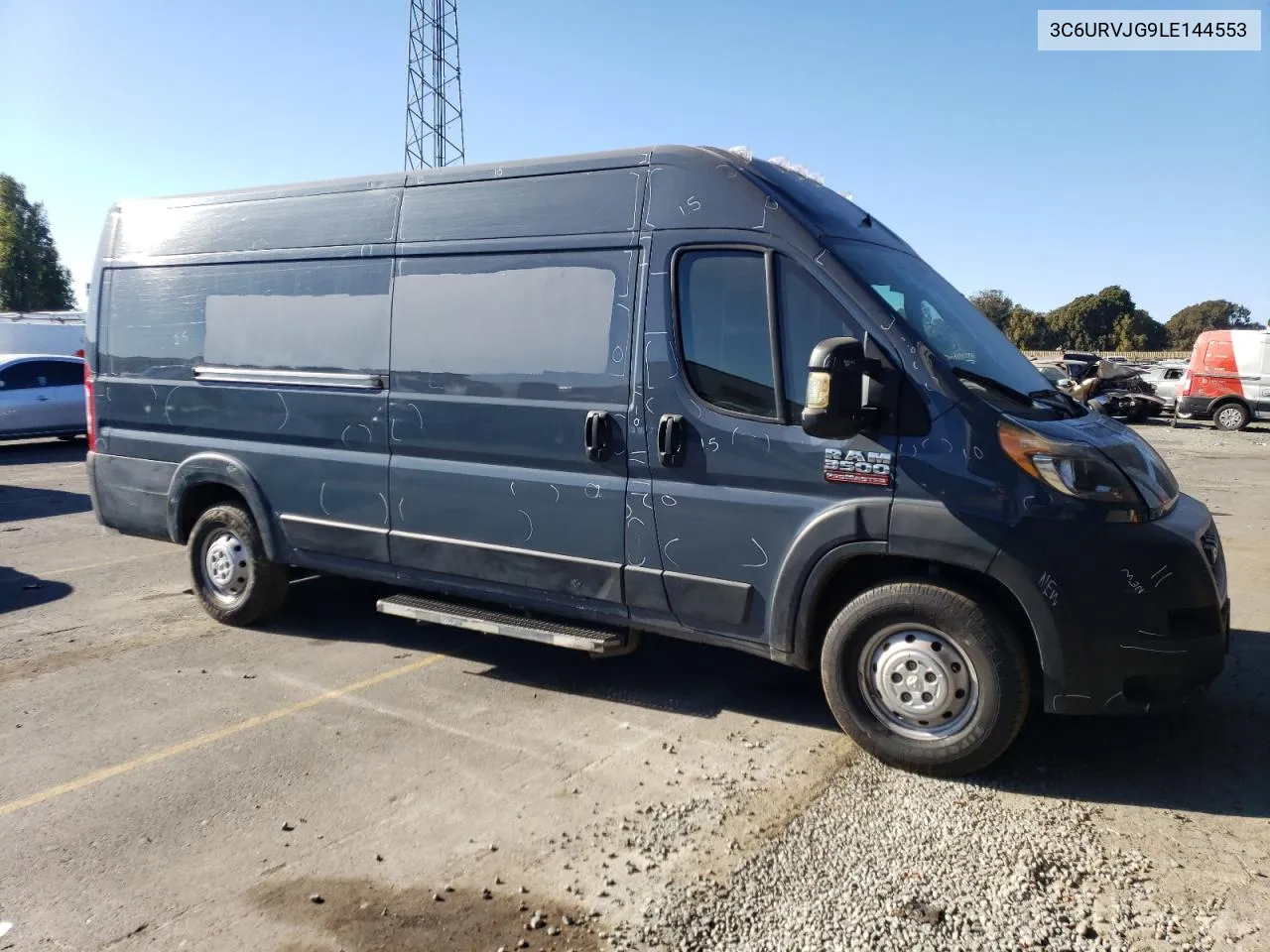 2020 Ram Promaster 3500 3500 High VIN: 3C6URVJG9LE144553 Lot: 75033514