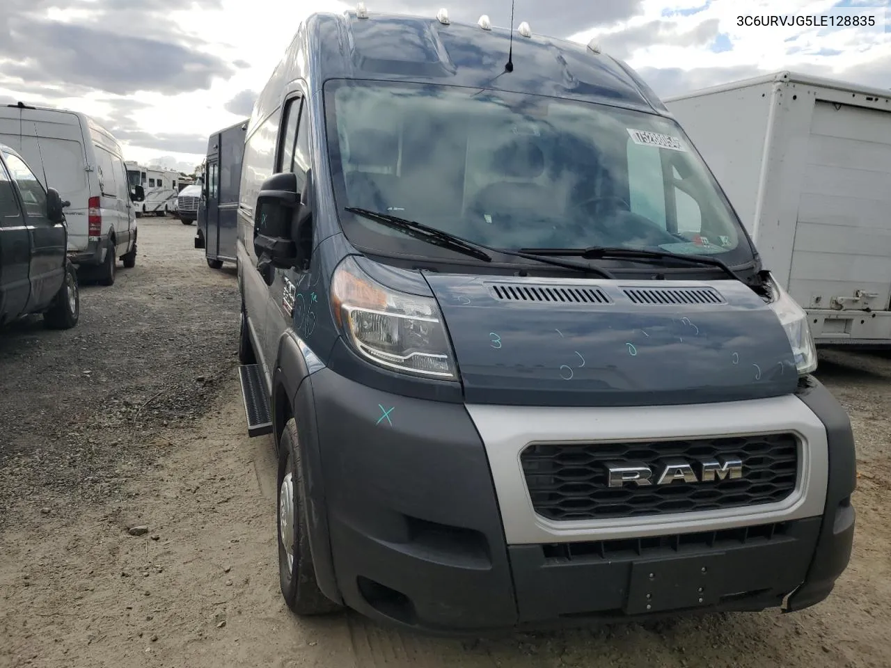 2020 Ram Promaster 3500 3500 High VIN: 3C6URVJG5LE128835 Lot: 75288054