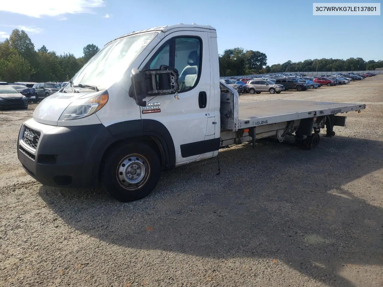 2020 Ram Promaster 3500 3500 Standard VIN: 3C7WRVKG7LE137801 Lot: 75406734