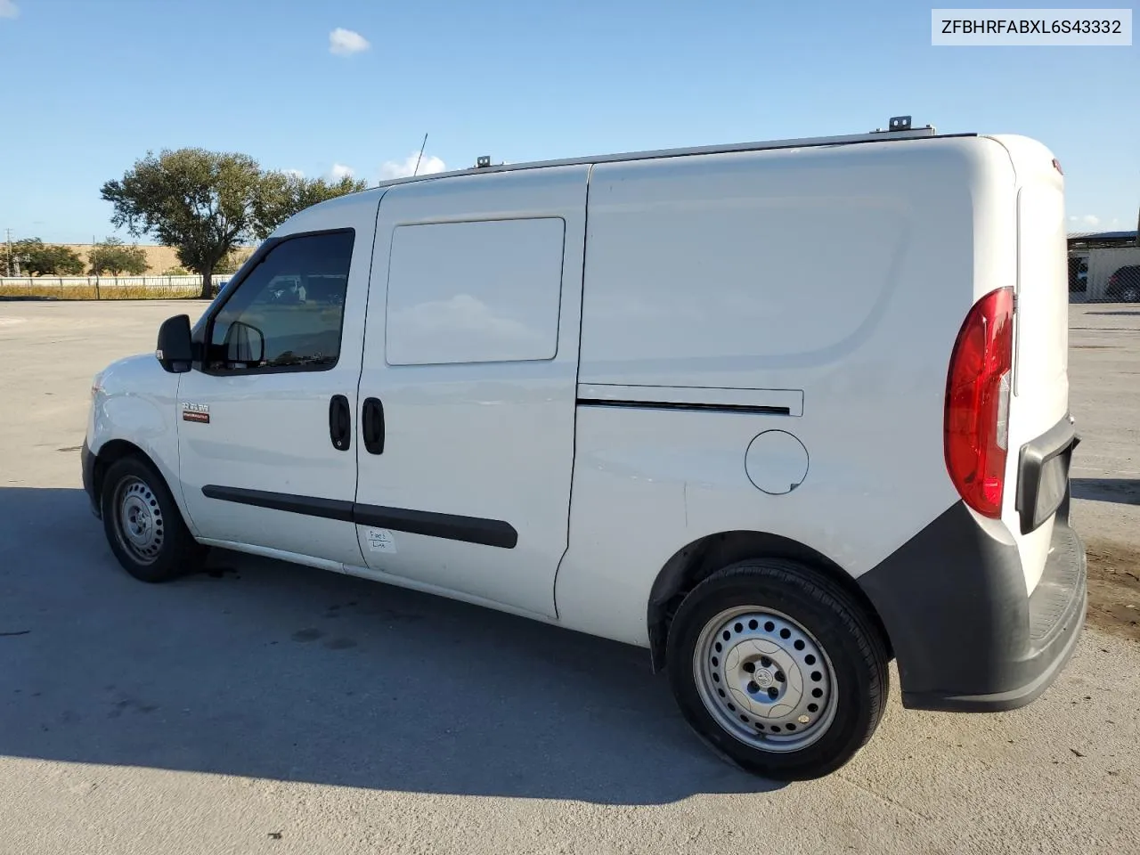 2020 Ram Promaster City VIN: ZFBHRFABXL6S43332 Lot: 76799704