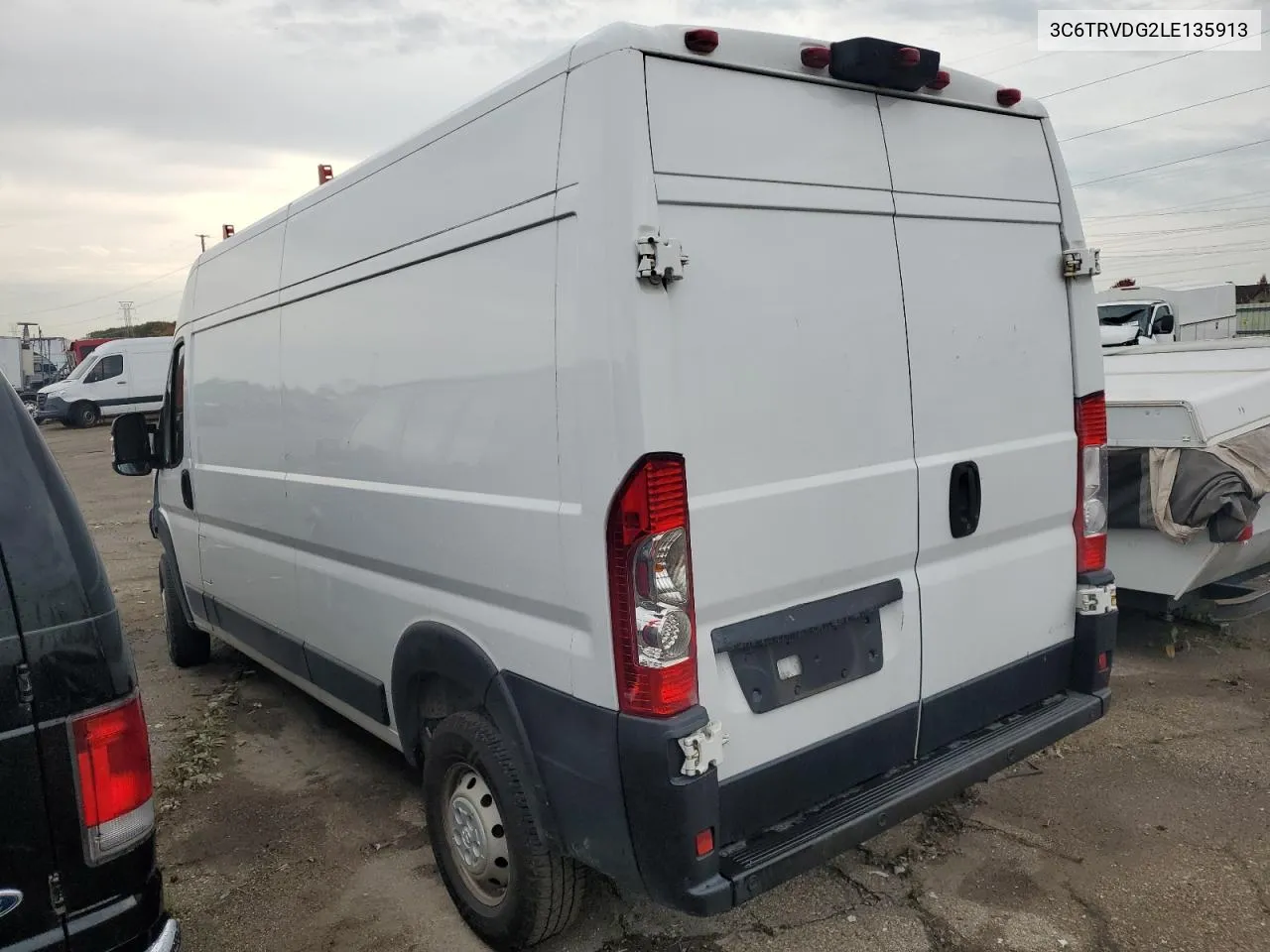 2020 Ram Promaster 2500 2500 High VIN: 3C6TRVDG2LE135913 Lot: 77589134