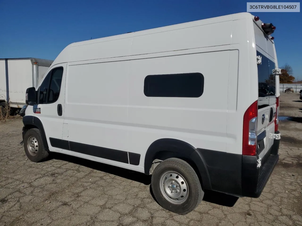 2020 Ram Promaster 1500 1500 High VIN: 3C6TRVBG8LE104507 Lot: 78036644