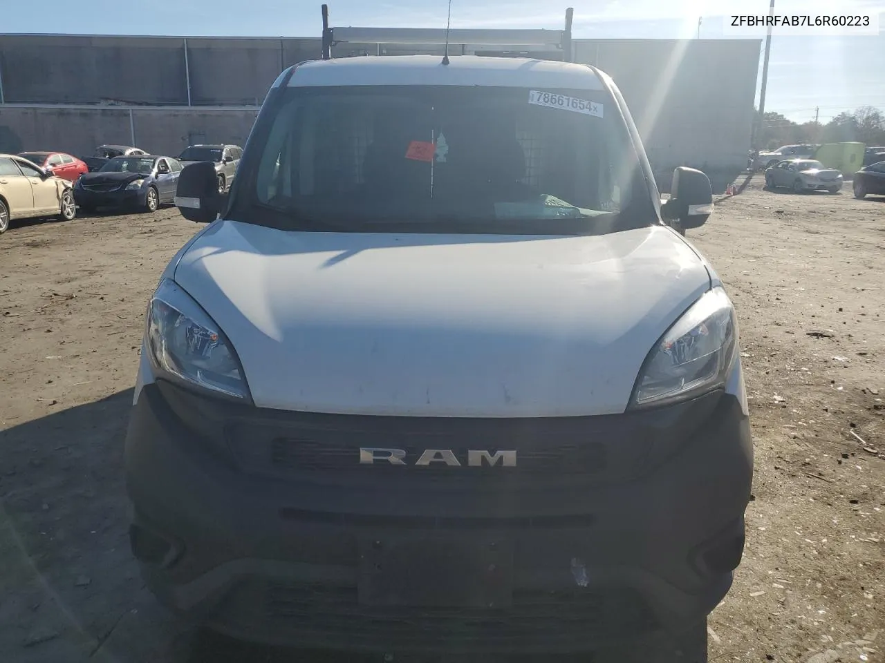 2020 Ram Promaster City VIN: ZFBHRFAB7L6R60223 Lot: 78661654