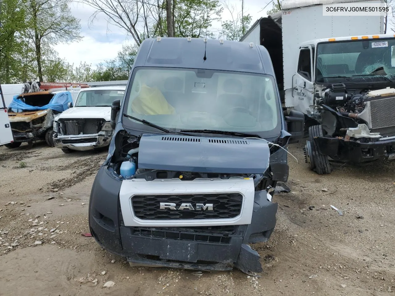 2021 Ram Promaster 3500 3500 High VIN: 3C6FRVJG0ME501595 Lot: 51269564