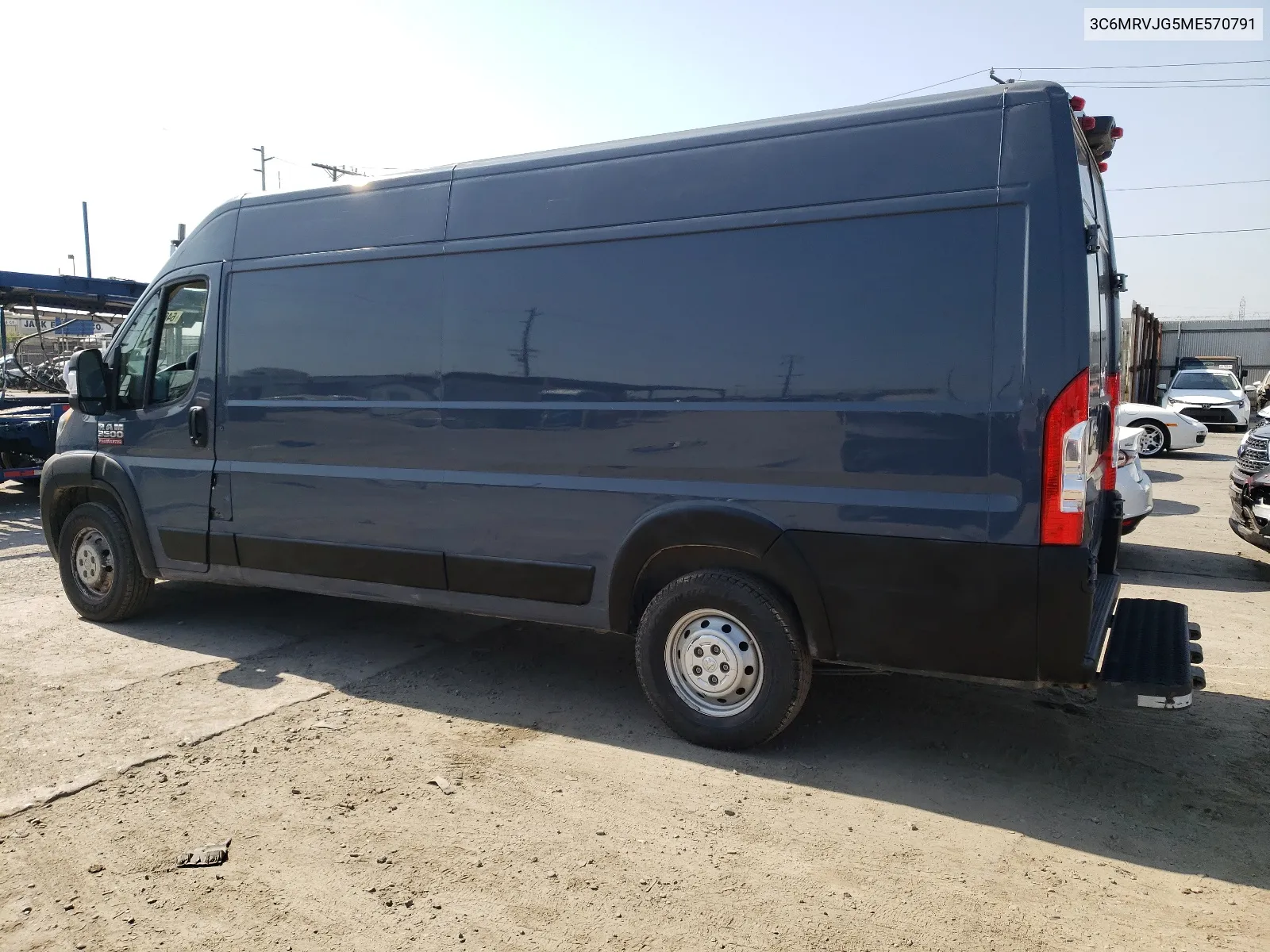 2021 Ram Promaster 3500 3500 High VIN: 3C6MRVJG5ME570791 Lot: 64611354