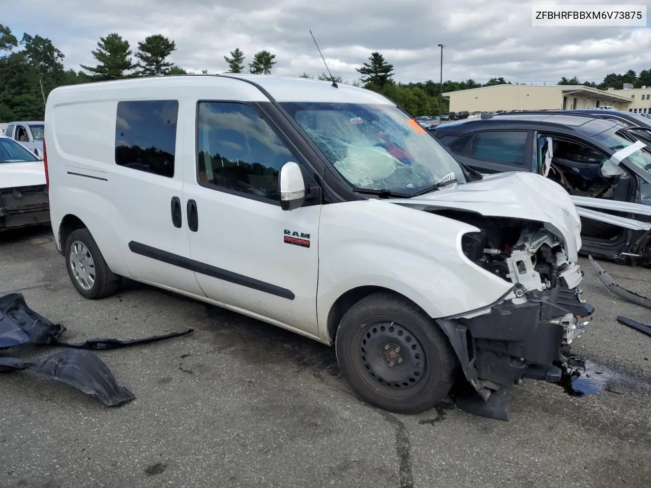 2021 Ram Promaster City Slt VIN: ZFBHRFBBXM6V73875 Lot: 68003264