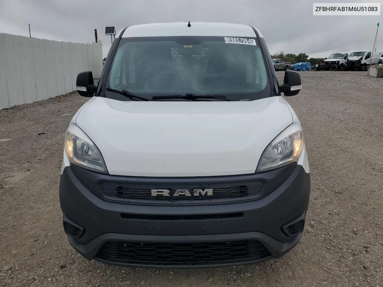 2021 Ram Promaster City VIN: ZFBHRFAB1M6U51083 Lot: 69857064