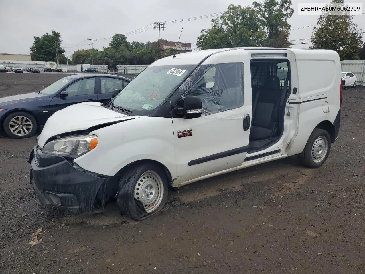 2021 Ram Promaster City VIN: ZFBHRFAB0M6U52709 Lot: 73232844