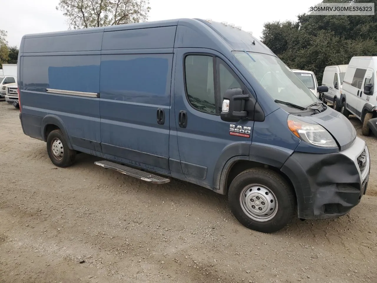 2021 Ram Promaster 3500 3500 High VIN: 3C6MRVJG0ME536323 Lot: 74598994