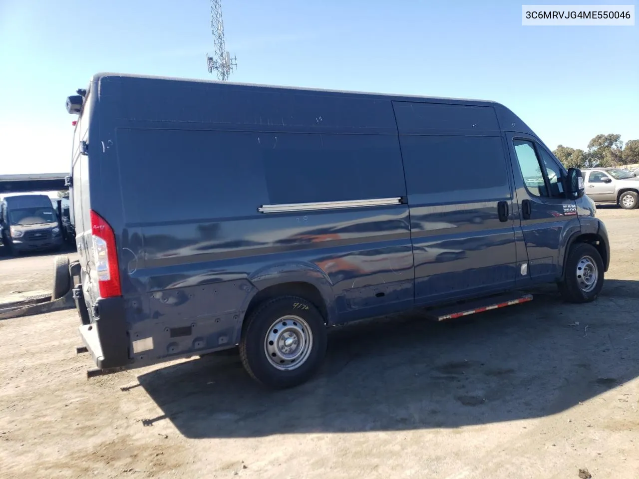 2021 Ram Promaster 3500 3500 High VIN: 3C6MRVJG4ME550046 Lot: 75033794