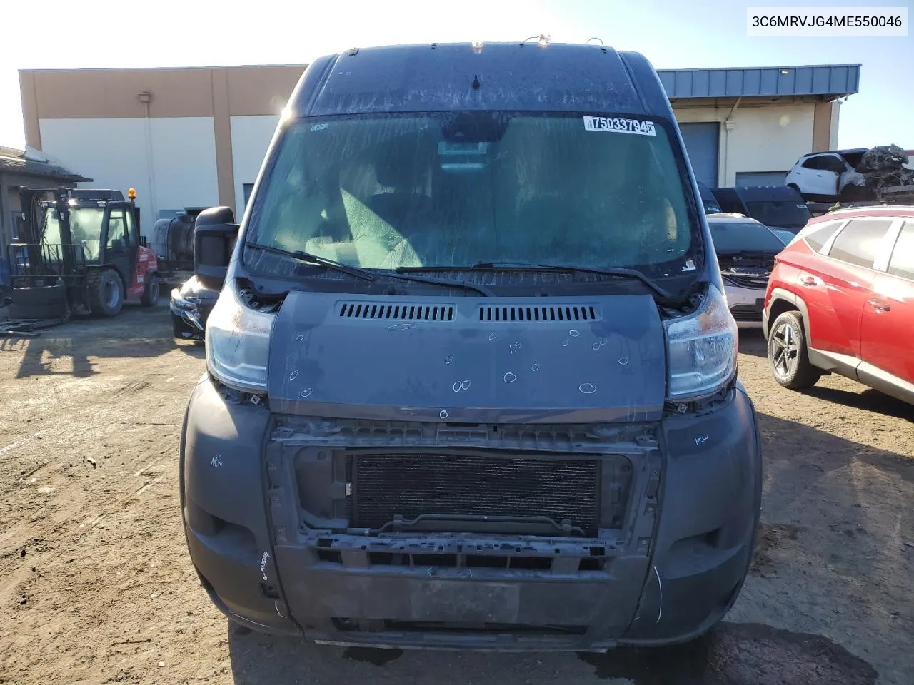 2021 Ram Promaster 3500 3500 High VIN: 3C6MRVJG4ME550046 Lot: 75033794