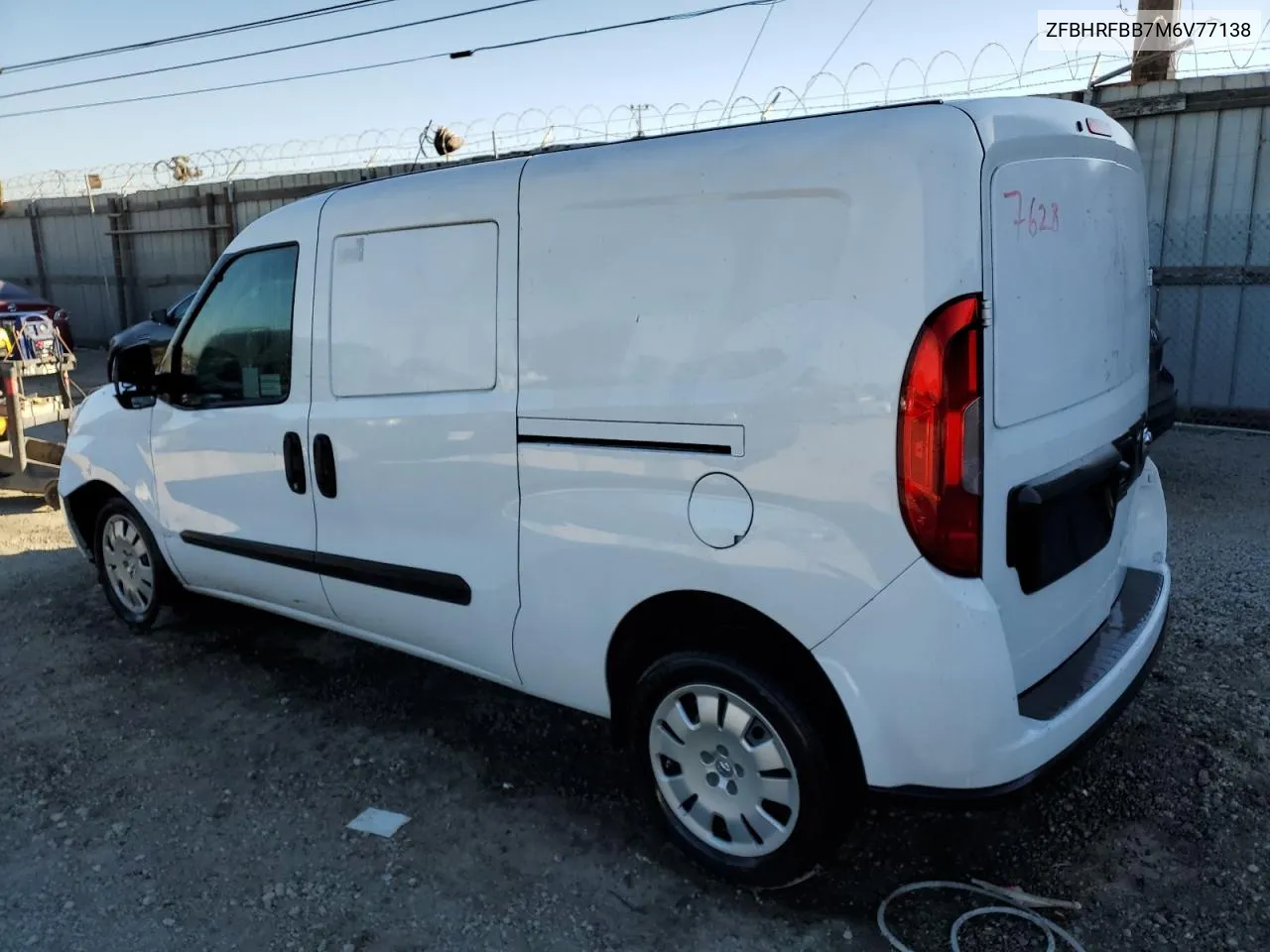 2021 Ram Promaster City Slt VIN: ZFBHRFBB7M6V77138 Lot: 77284034