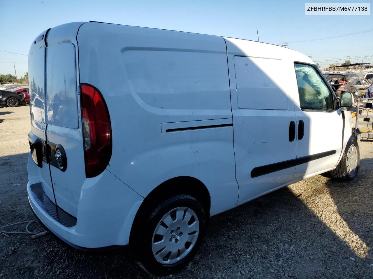 ZFBHRFBB7M6V77138 2021 Ram Promaster City Slt