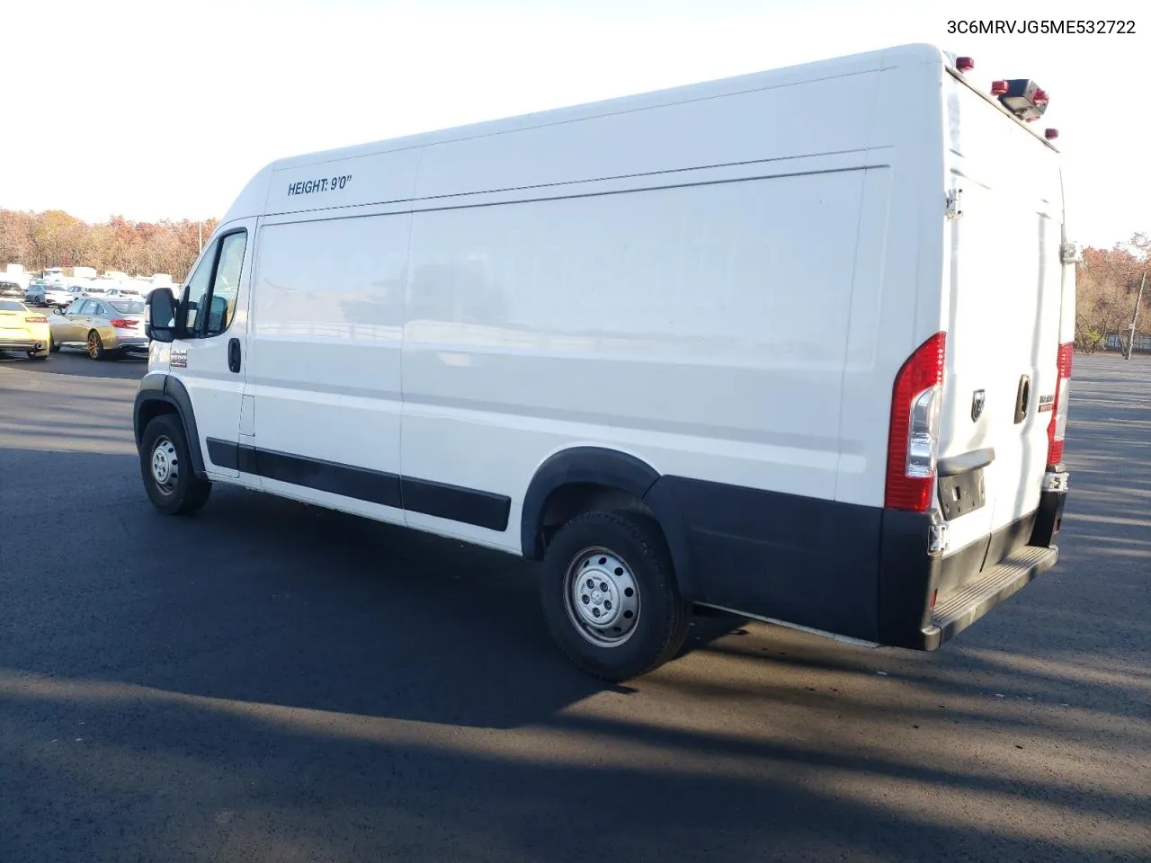 2021 Ram Promaster 3500 3500 High VIN: 3C6MRVJG5ME532722 Lot: 80434944