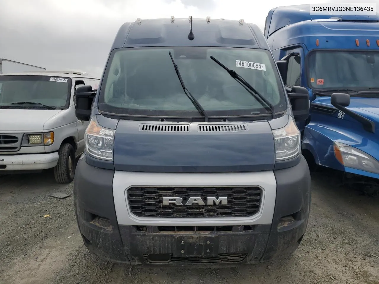 2022 Ram Promaster 3500 3500 High VIN: 3C6MRVJG3NE136435 Lot: 46100654