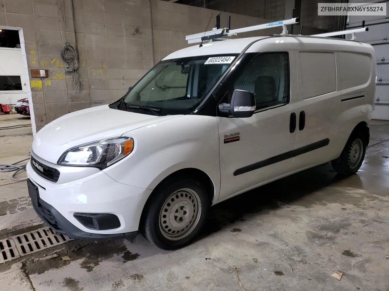 2022 Ram Promaster City Tradesman VIN: ZFBHRFABXN6Y55274 Lot: 60322454