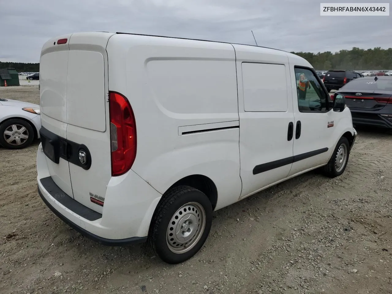 2022 Ram Promaster City Tradesman VIN: ZFBHRFAB4N6X43442 Lot: 71724034