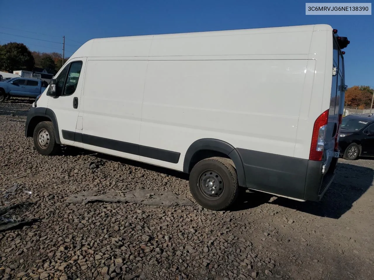 2022 Ram Promaster 3500 3500 High VIN: 3C6MRVJG6NE138390 Lot: 76735404