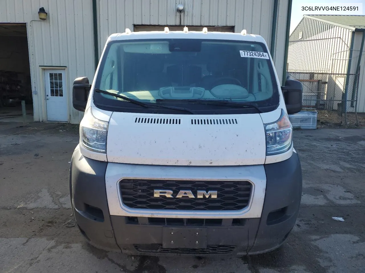 2022 Ram Promaster 2500 2500 Standard VIN: 3C6LRVVG4NE124591 Lot: 77324364