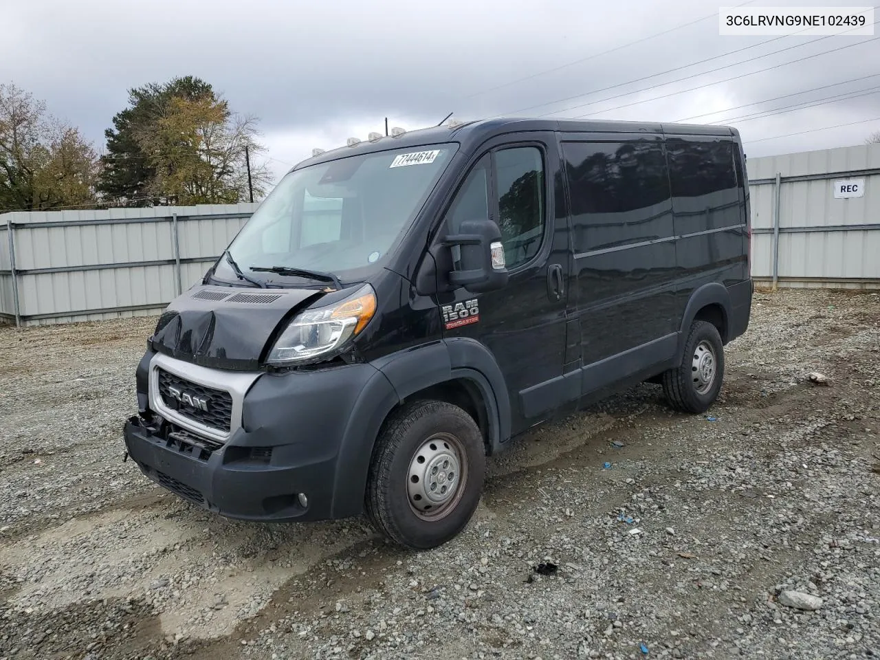 2022 Ram Promaster 1500 1500 Standard VIN: 3C6LRVNG9NE102439 Lot: 77444614