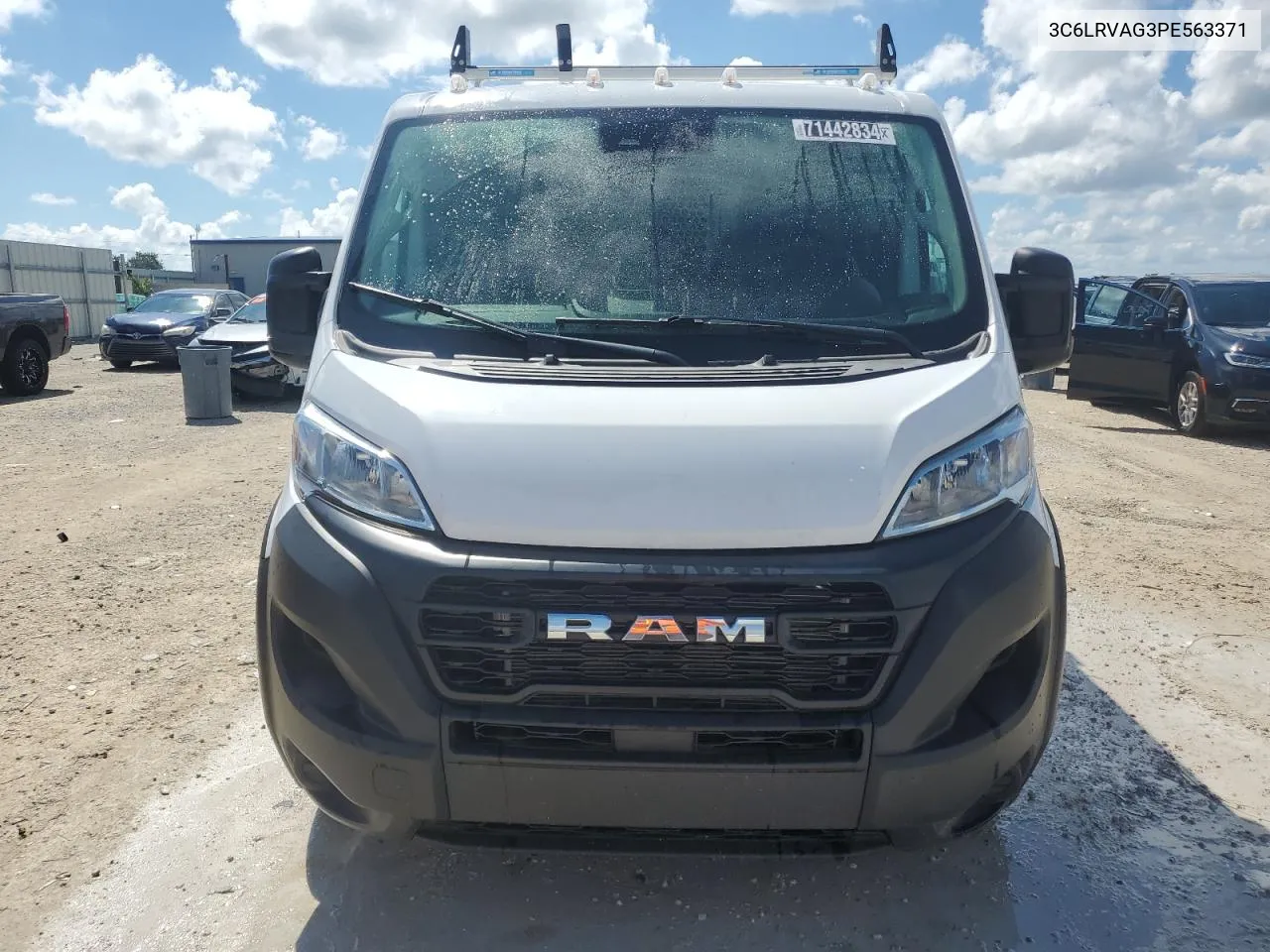 2023 Ram Promaster 1500 1500 Standard VIN: 3C6LRVAG3PE563371 Lot: 71442834