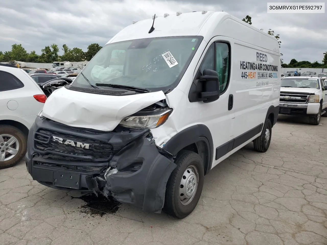 2023 Ram Promaster 3500 3500 High VIN: 3C6MRVXG1PE592797 Lot: 73750194