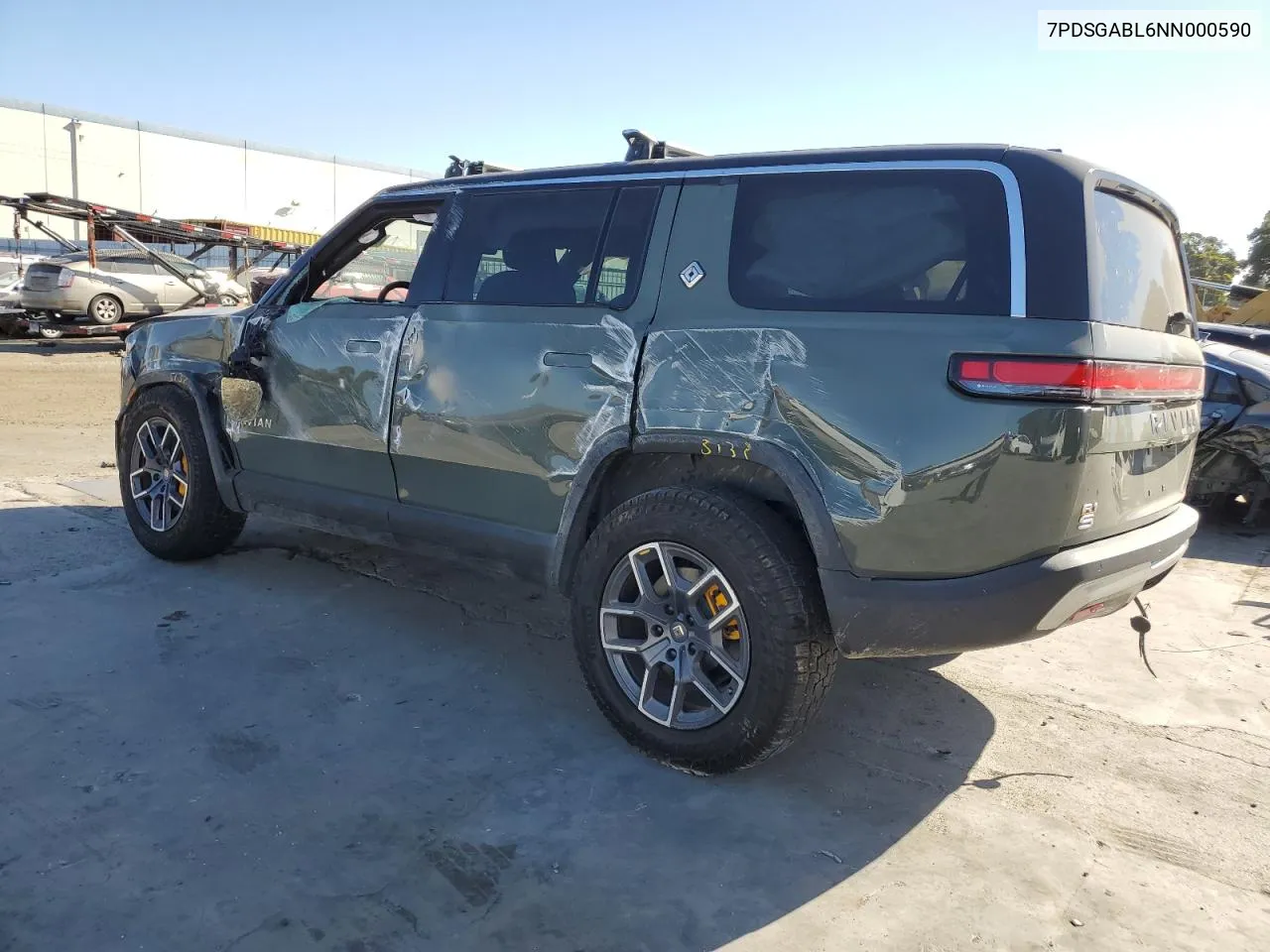 2022 Rivian R1S Launch Edition VIN: 7PDSGABL6NN000590 Lot: 61510904