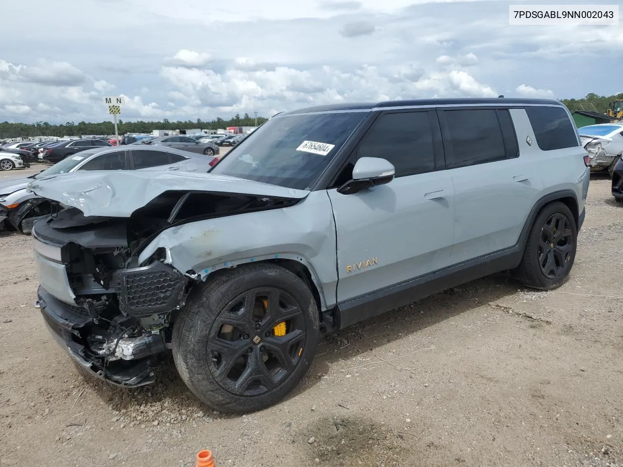 2022 Rivian R1S Launch Edition VIN: 7PDSGABL9NN002043 Lot: 67654604