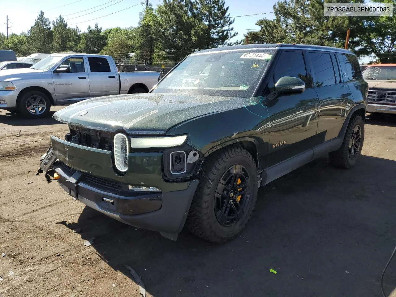 2023 Rivian R1S Launch Edition VIN: 7PDSGABL3PN000033 Lot: 60131444