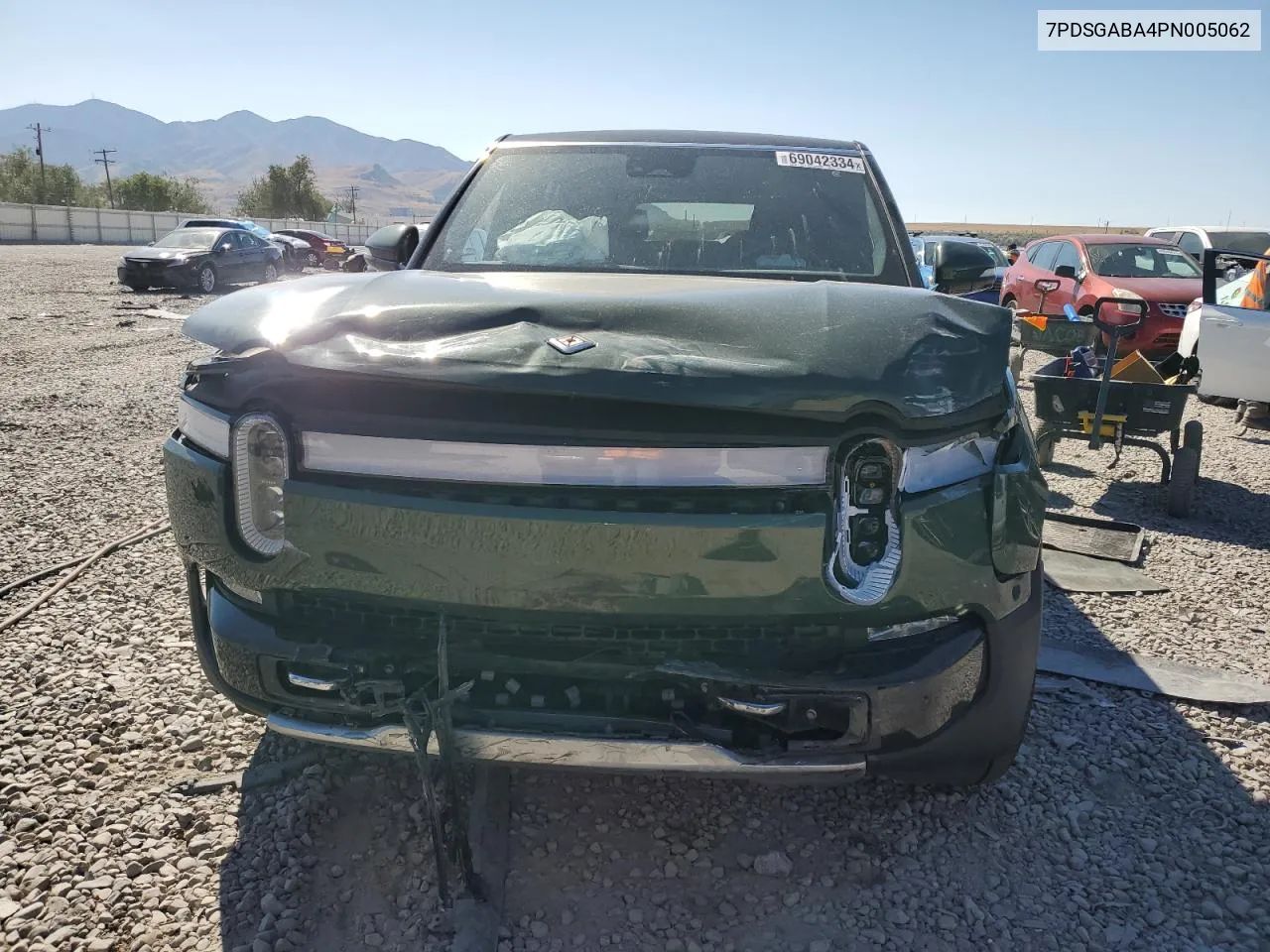 2023 Rivian R1S Adventure VIN: 7PDSGABA4PN005062 Lot: 69042334