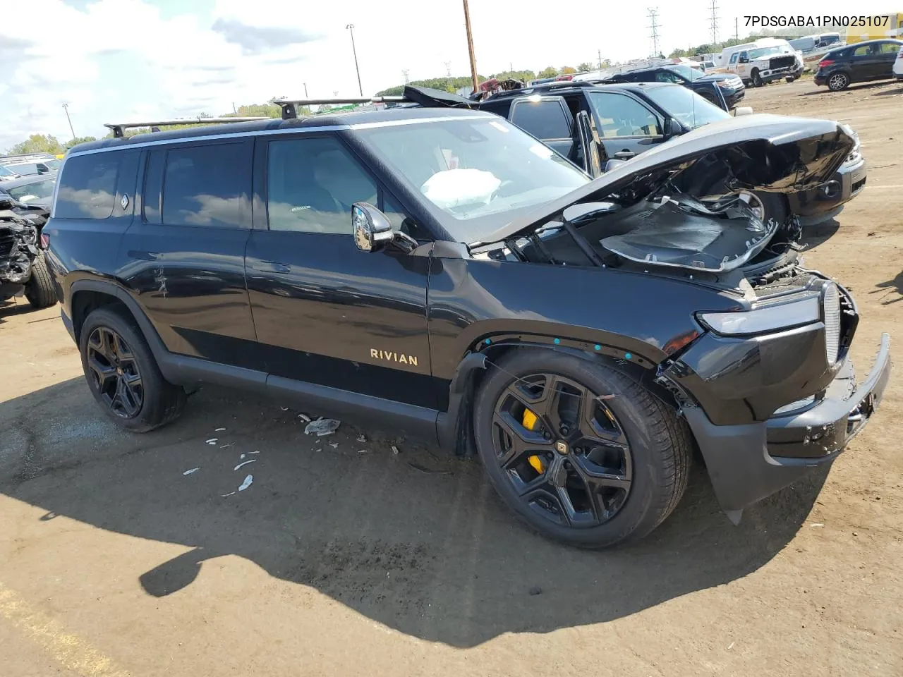 2023 Rivian R1S Adventure VIN: 7PDSGABA1PN025107 Lot: 70807914