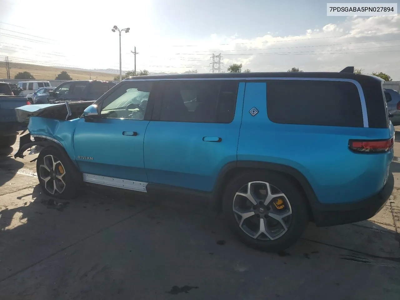 2023 Rivian R1S Adventure VIN: 7PDSGABA5PN027894 Lot: 71442484