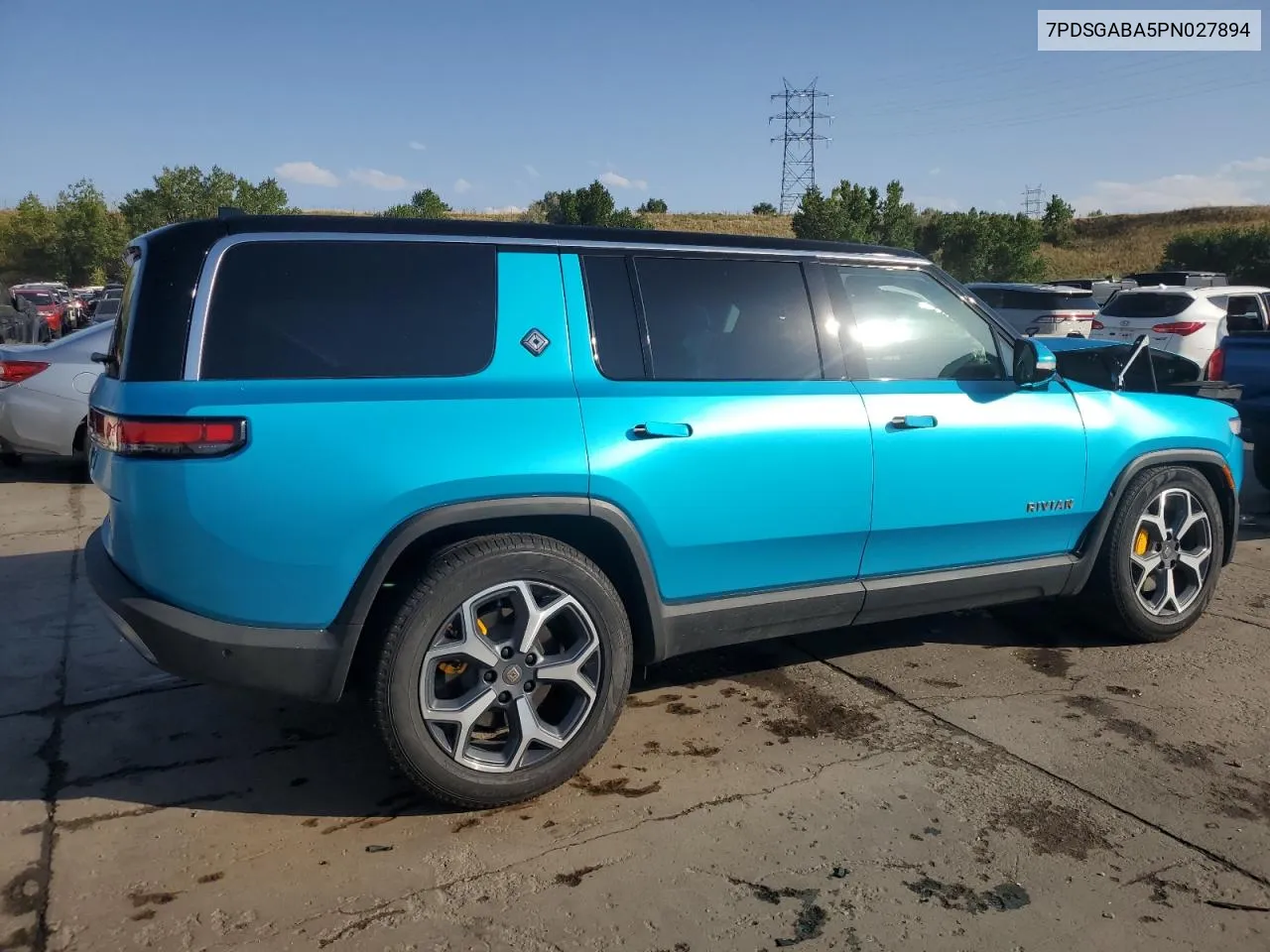 2023 Rivian R1S Adventure VIN: 7PDSGABA5PN027894 Lot: 71442484