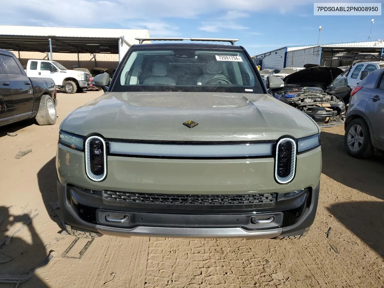 2023 Rivian R1S Launch Edition VIN: 7PDSGABL2PN008950 Lot: 72091794