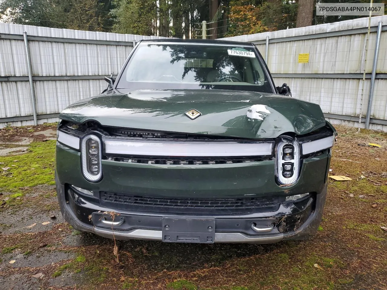 2023 Rivian R1S Adventure VIN: 7PDSGABA4PN014067 Lot: 77630794