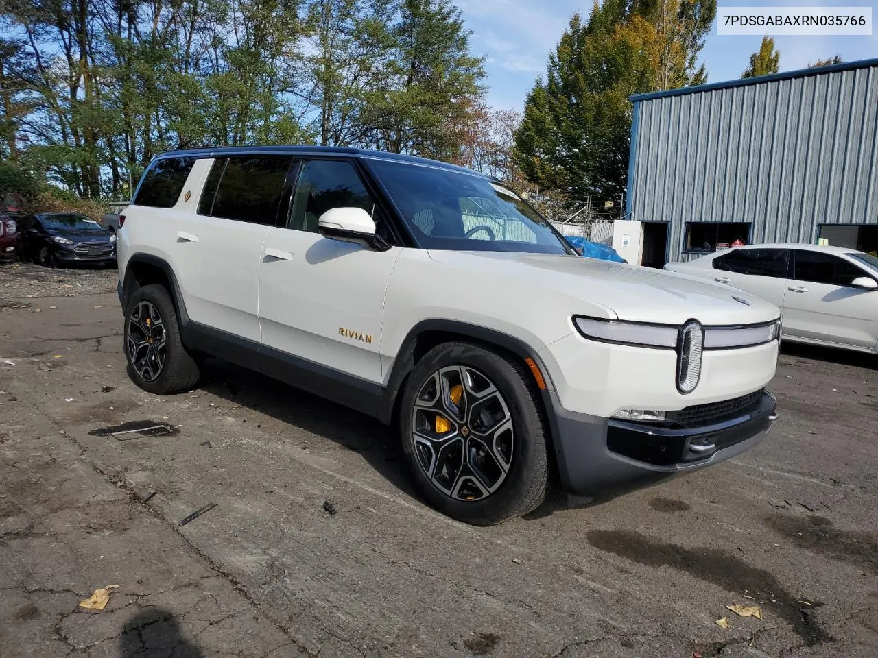 2024 Rivian R1S Adventure VIN: 7PDSGABAXRN035766 Lot: 77481034