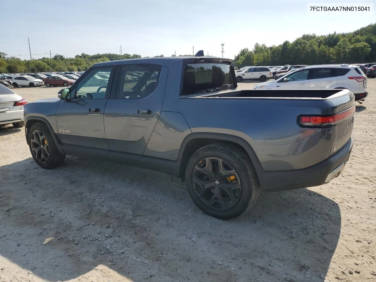 2022 Rivian R1T Adventure VIN: 7FCTGAAA7NN015041 Lot: 70955194