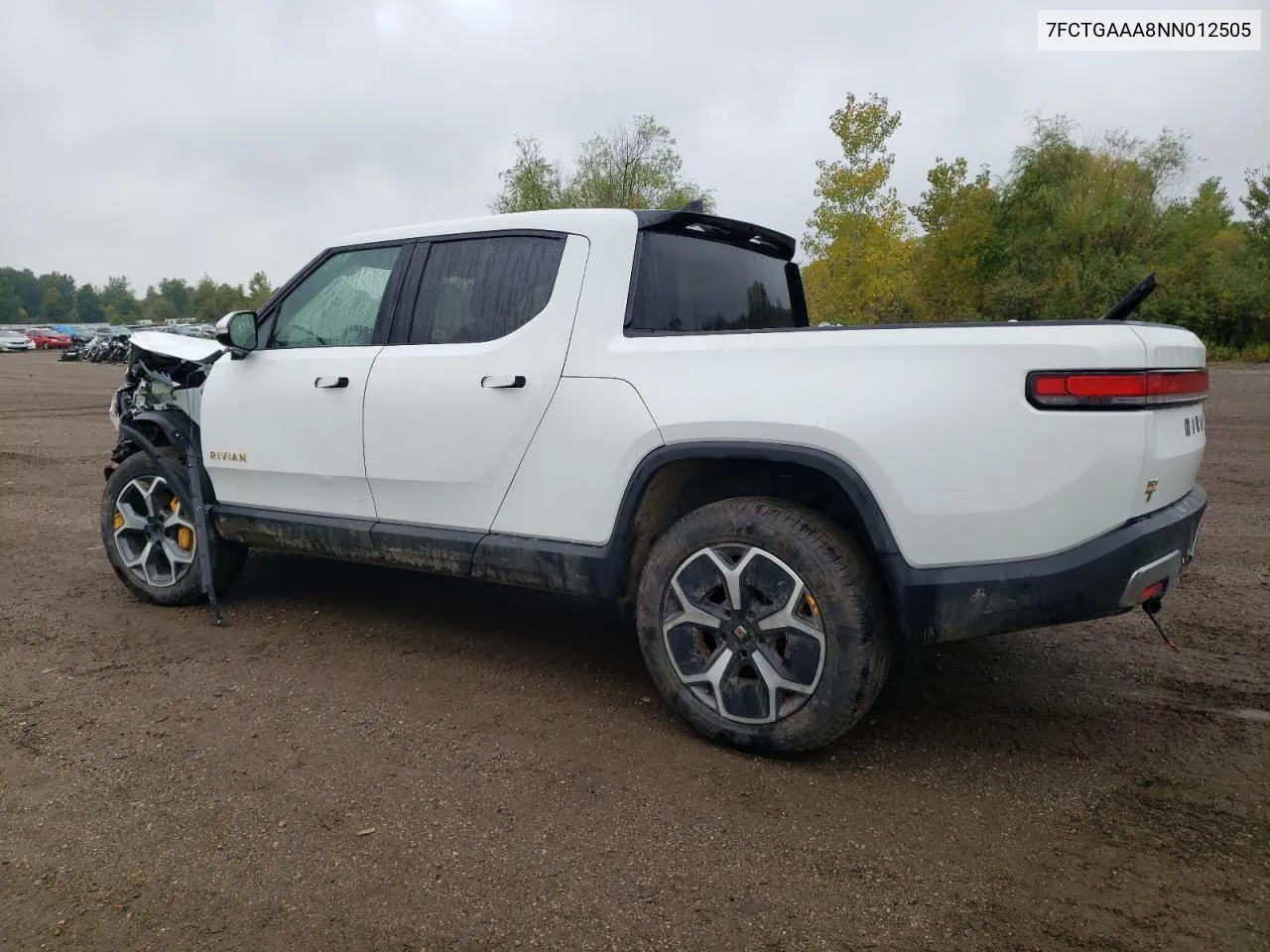 2022 Rivian R1T Adventure VIN: 7FCTGAAA8NN012505 Lot: 72496734