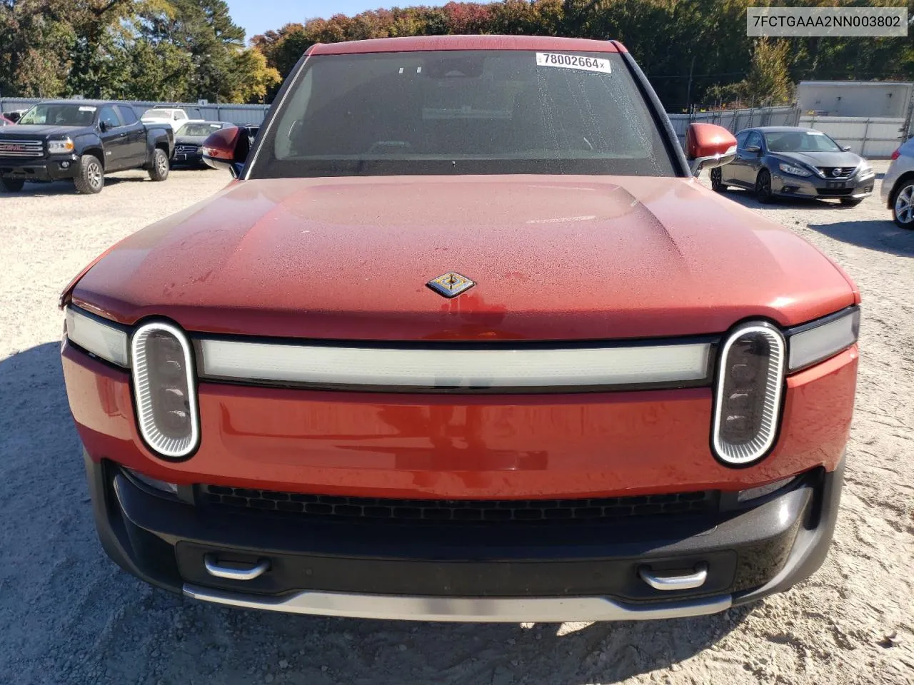 2022 Rivian R1T Adventure VIN: 7FCTGAAA2NN003802 Lot: 78002664