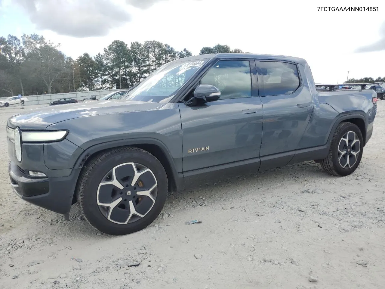 2022 Rivian R1T Adventure VIN: 7FCTGAAA4NN014851 Lot: 78125584