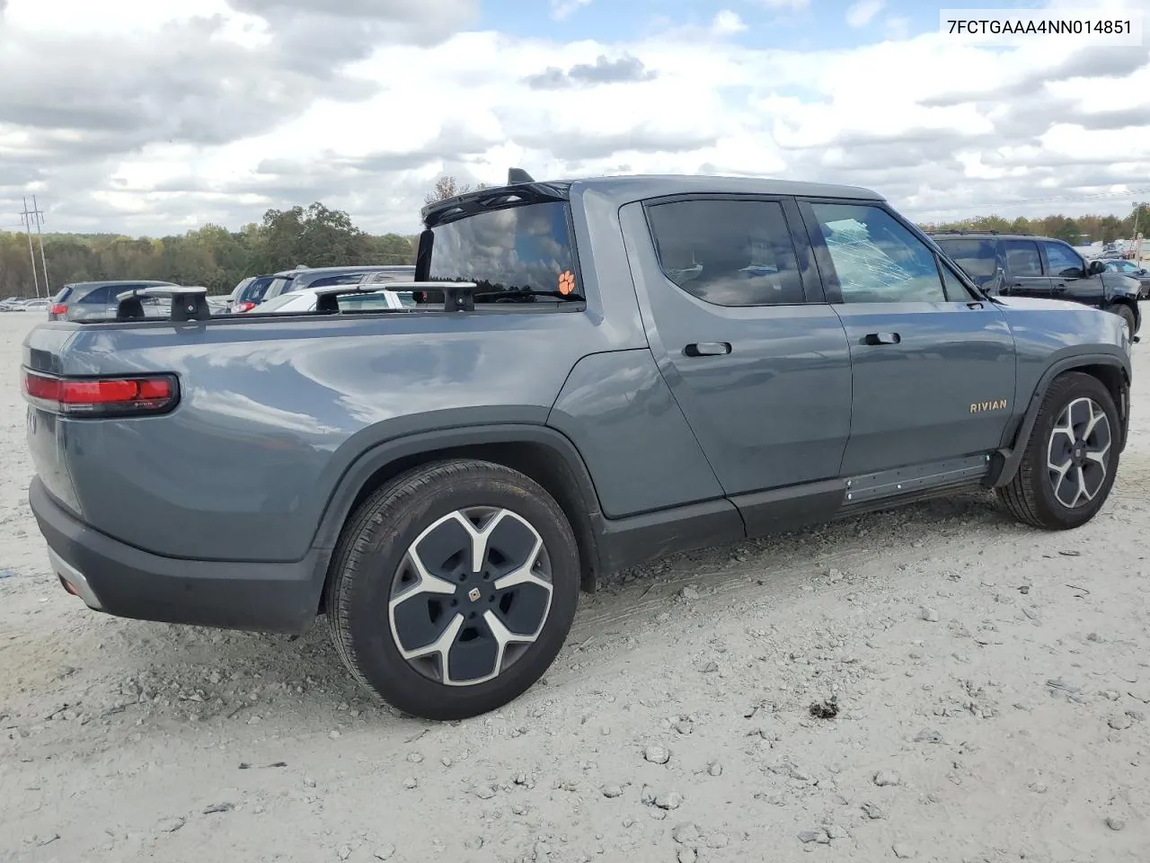 2022 Rivian R1T Adventure VIN: 7FCTGAAA4NN014851 Lot: 78125584