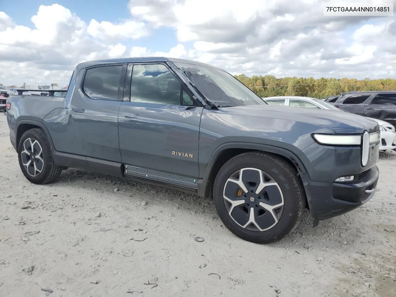 2022 Rivian R1T Adventure VIN: 7FCTGAAA4NN014851 Lot: 78125584