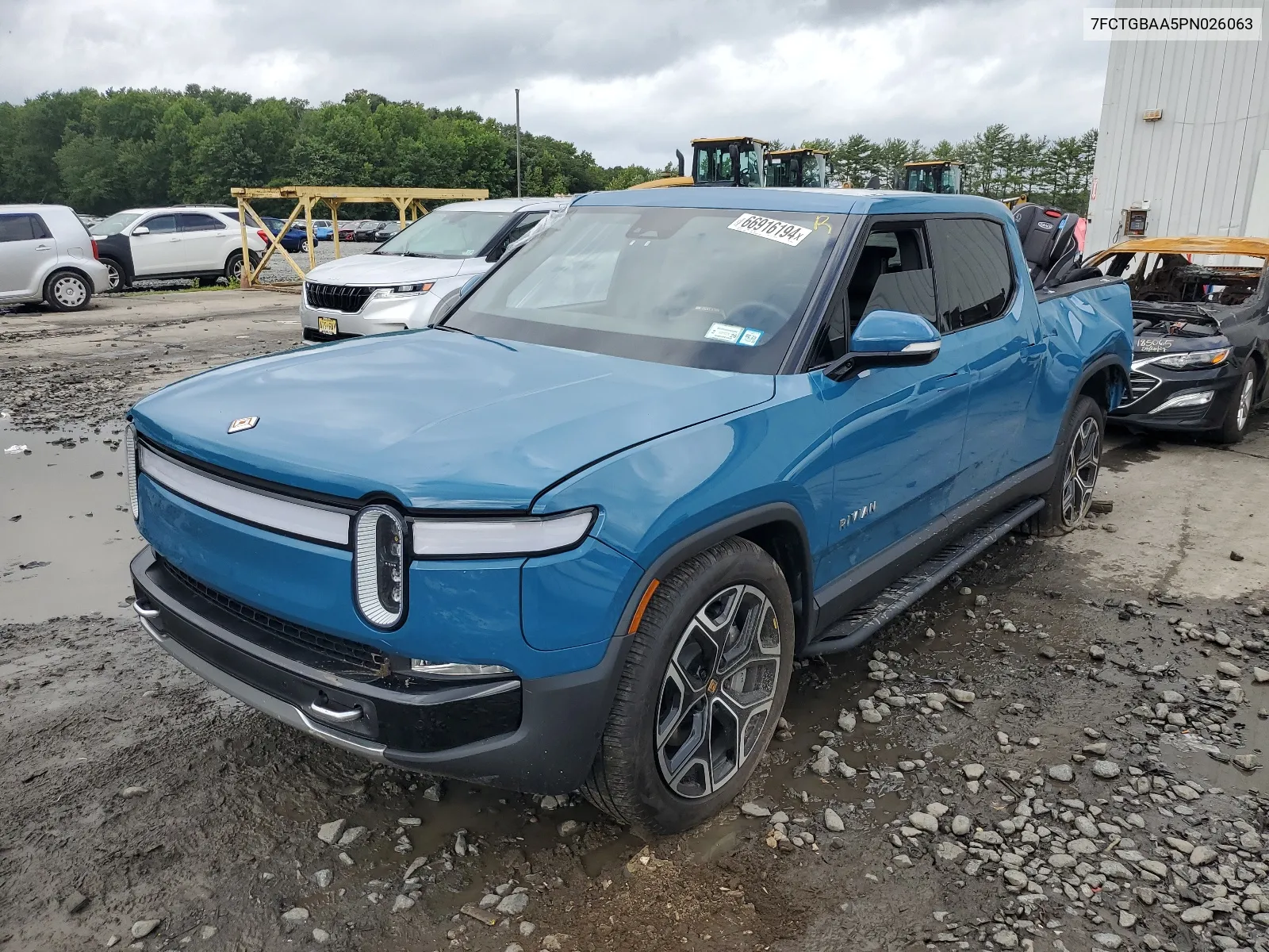 2023 Rivian R1T Adventure VIN: 7FCTGBAA5PN026063 Lot: 66916194