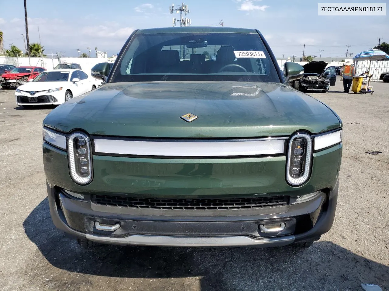 2023 Rivian R1T Adventure VIN: 7FCTGAAA9PN018171 Lot: 72593614