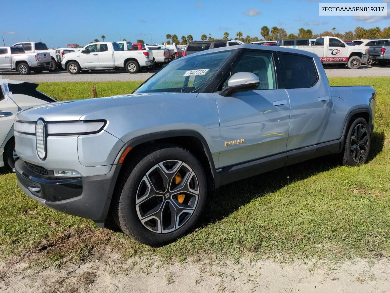 2023 Rivian R1T Adventure VIN: 7FCTGAAA5PN019317 Lot: 74416784