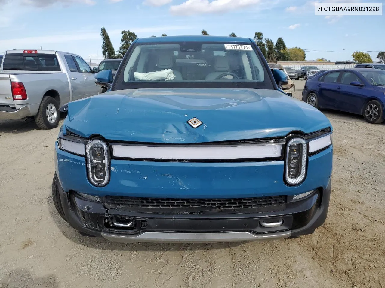 2024 Rivian R1T Adventure VIN: 7FCTGBAA9RN031298 Lot: 71777774