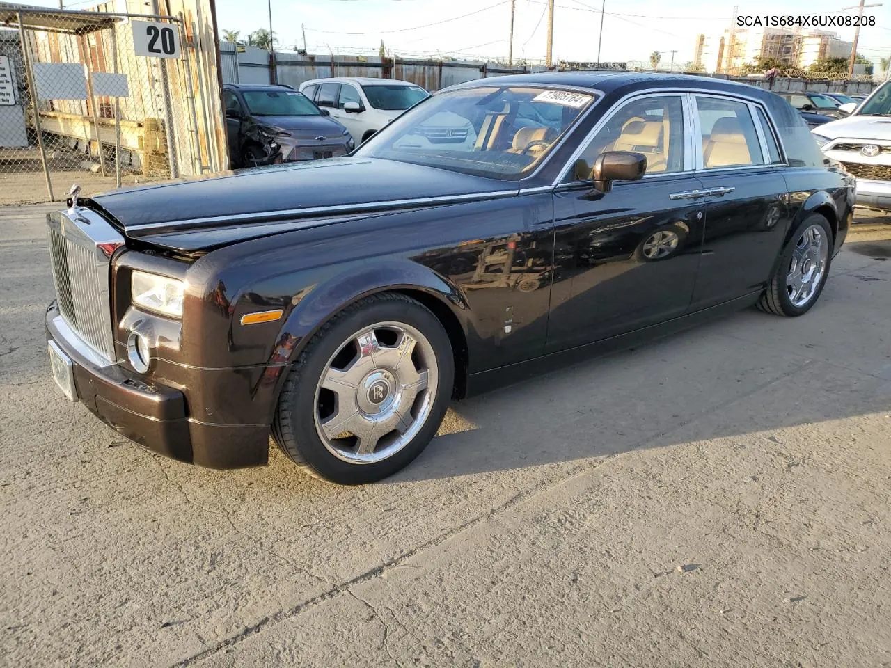 2006 Rolls-Royce Phantom VIN: SCA1S684X6UX08208 Lot: 77905764