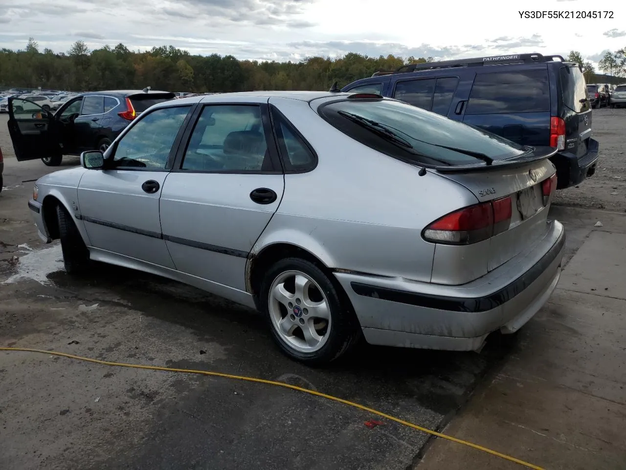 2001 Saab 9-3 Se VIN: YS3DF55K212045172 Lot: 74912294