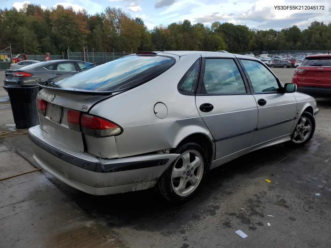 2001 Saab 9-3 Se VIN: YS3DF55K212045172 Lot: 74912294