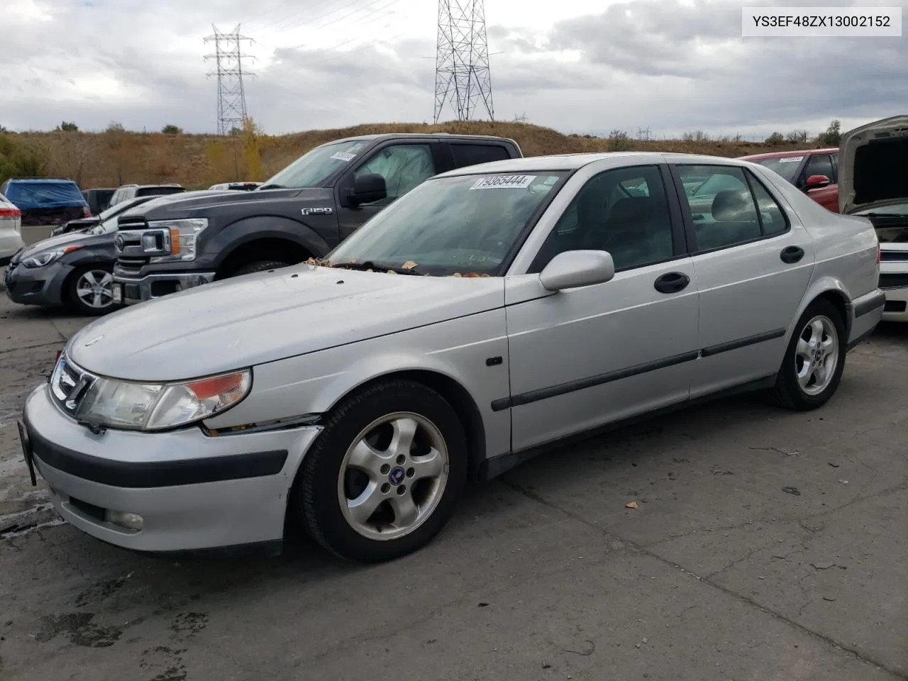 2001 Saab 9-5 Se VIN: YS3EF48ZX13002152 Lot: 79365444